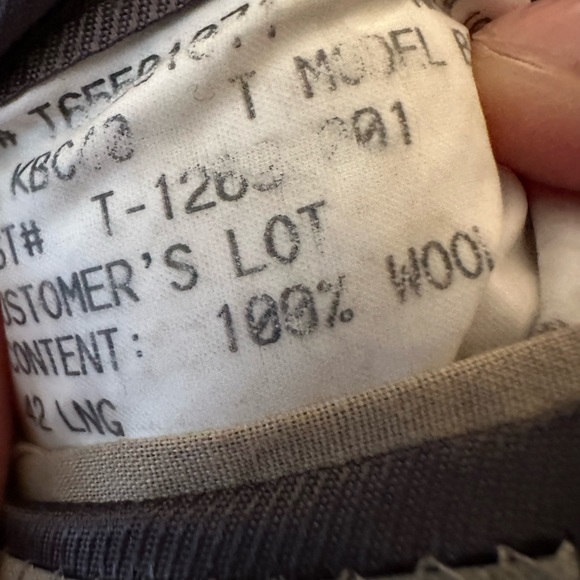 BURBERRY Mens Houndstooth Wool Sport Coat 42 Long - Picture 10 of 10